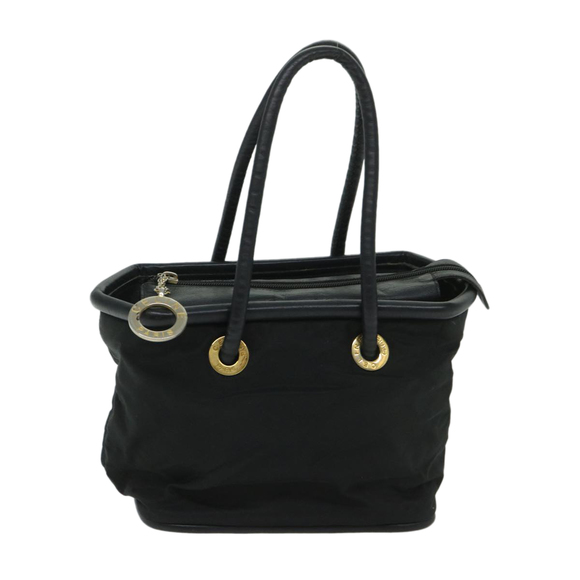 CELINE Hand Bag Nylon Black Auth bs12635 - Picture 13 of 16